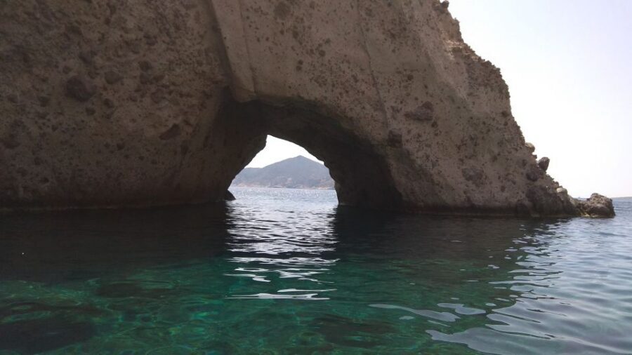Paros: Antiparos Island and Despotiko Private Boat Trip - Blue Lagoon stop: the kind of water you plan your swim around