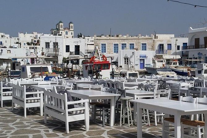 Paros Bus Island Tour - Pounta on the west coast: kite center and a different kind of Antiparos access