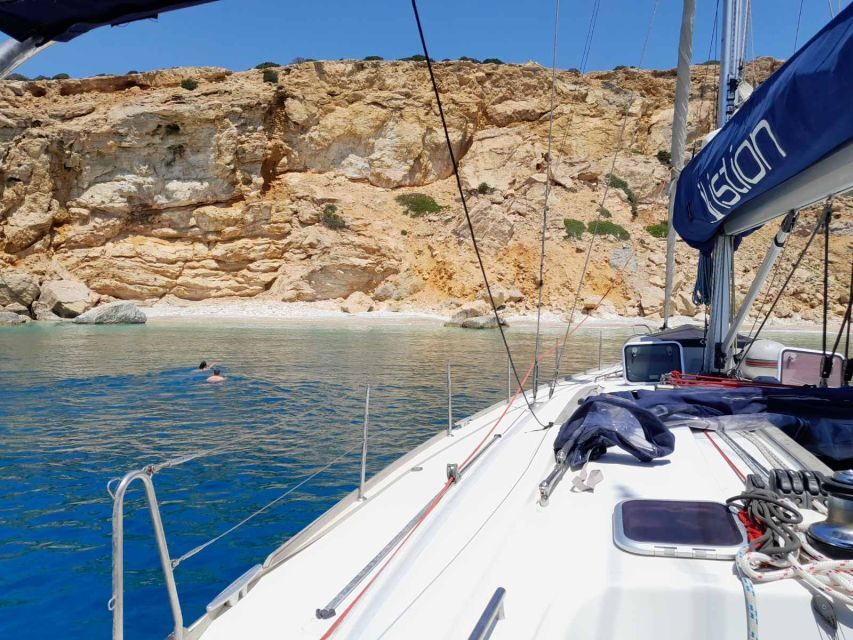 Paros: Full-Day Sailing Yacht Cruise - South Naxos by Afternoon: Sun, Sea Air, and Another Round of Anchoring