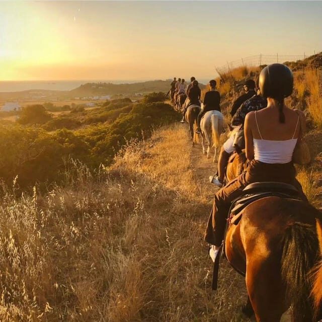 Paros: Horseback Riding Tour at Sunset - The 1.5-Hour Plan: What You’ll Do (and What You Won’t)