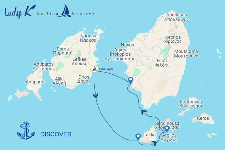 Paros: Iraklia, Schinoussa, & Naxos Sailing Tour with Lunch - Meeting at Piso Livadi: Easy Access, No Hotel Pickup