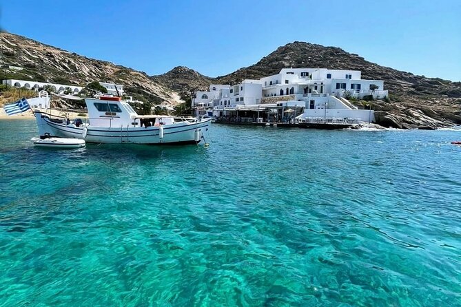 PAROS Private premium boat trip to Antiparos & Despotiko islands - The service behind the boat