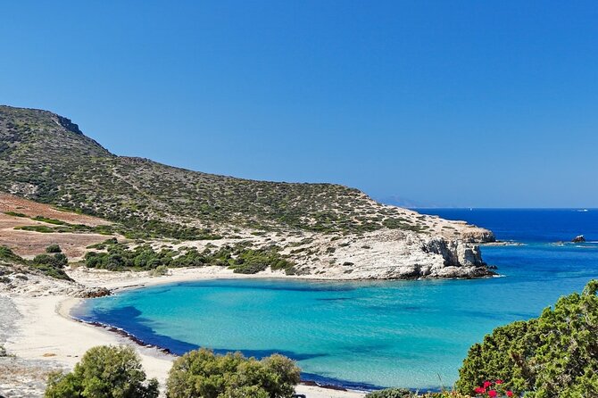 PAROS Private premium boat trip to Antiparos & Despotiko islands - Paros from the water, including a cave stop