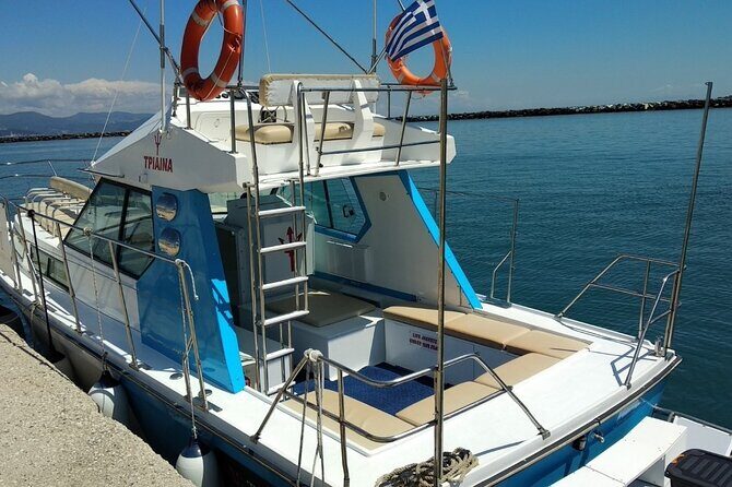 Paxos Antipaxos and Blue Lagoon Day Full Day Semi-Private Cruise - Paralia Vrika on Antipaxos: beach access with a real swim window