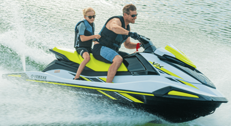 Perissa: Santorini Jet Skiing, Tubing, and Kayaking Package - One hour with a kayak or SUP