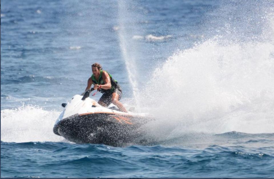Perivolos: Private South Coast Discovery on a Jet Ski - Red Beach and Santorini’s volcanic shore