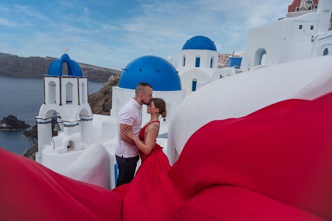 Photoshoot in Santorini Oia - Meeting at the Virgin Mary Church: Where the Shoot Actually Starts