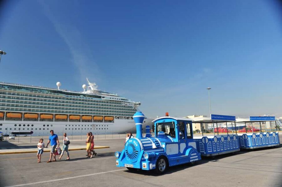 Piraeus City tour hop on hop off mini train - How the Piraeus Fun Train Works From the Cruise Terminals