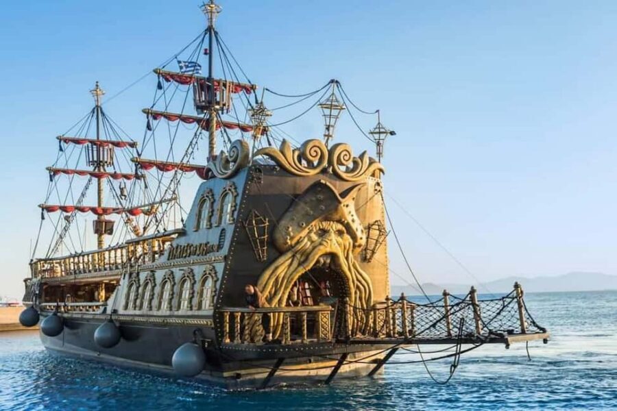 Pirate Cruise from Kos to Kalymnos, Pserimos, Plati & BBQ - A pirate ship on Kos: what makes this day trip work