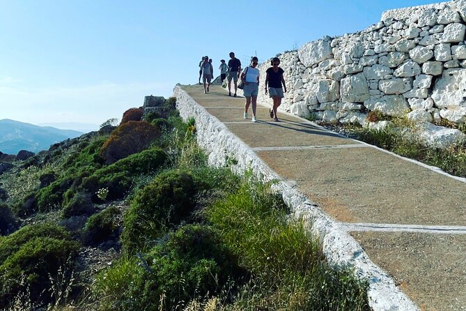 Poly's Island Guided Tour in Folegandros - The Church of Panagia and Folegandros from above