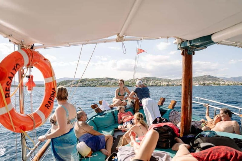 Porto Rafti: Athens East Attica Hidden Gems Cruise - Swim Stop Strategy: Four Coves, Ladders, and Snorkel Gear