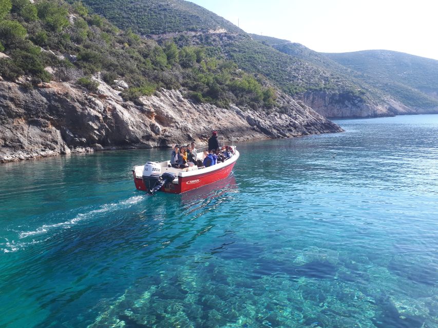 Porto Vromi: Navagio Beach & Blue Caves Private Boat Tour - From Porto Vromi to Zakynthos’s famous shipwreck