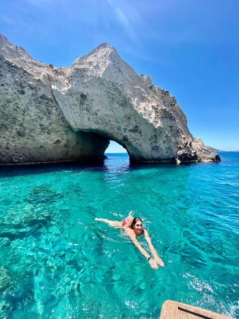 Pounta: Blue Lagoon Boat Tour - Swim stop near San Nikolas Island: sea life + a real moment in the water