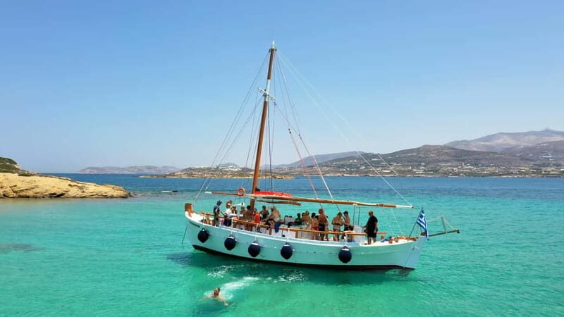 Pounta: Paros & Antiparos Cruise, Swimming & Seafood Lunch - Getting to Pounda and what happens from 10:00 to 17:00