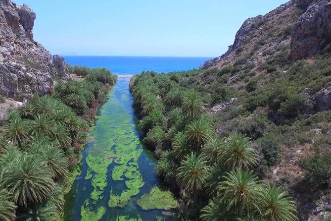 Preveli Beach and Damnoni Kourtaliotikowaterfalls from Rethymno - Plakias: a calm seaside village break with lunch options