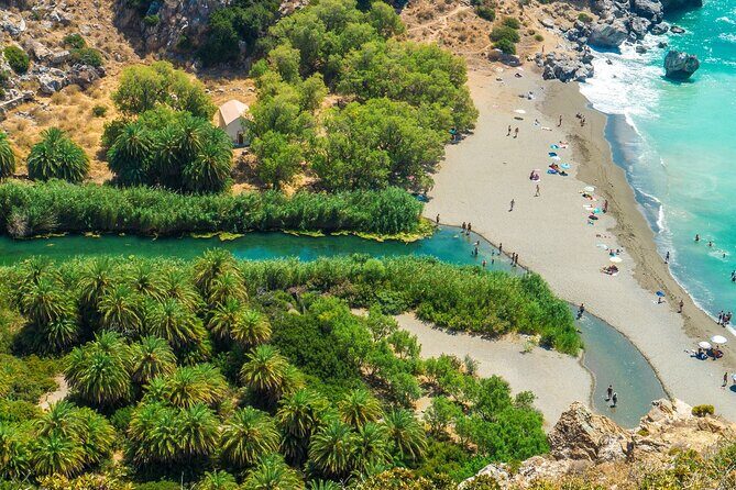 Preveli Beach and Damnoni Kourtaliotikowaterfalls from Rethymno - What to expect from the guide and the group feel