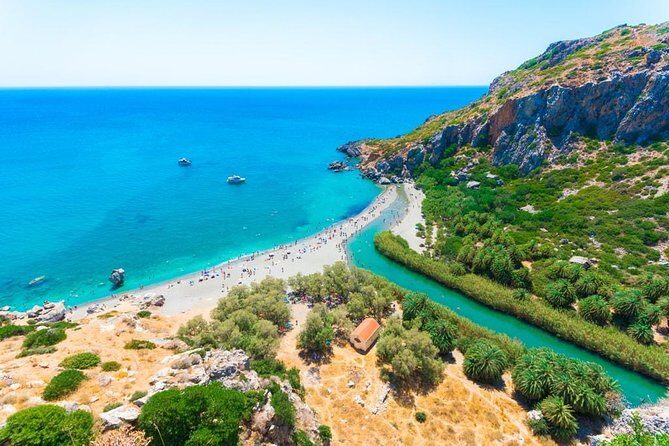 Preveli Beach and Plakias Full-Day Trip From Rethymno - Damnoni Beach: swim time plus a short tropical forest walk