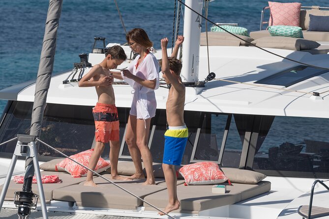 Private 5-Hour Cruise on Brand-New Luxury Catamaran in Mykonos - Rineia, a quiet island beside Mykonos