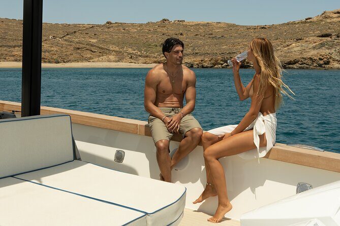 Private 5-Hour Cruise on Ultra Luxury Brand-New Yacht in Mykonos (Nevma) - Agrari to Elia: the calmer finish that actually feels like vacation