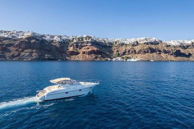 Private all included yacht Tour in Santorini - Red Beach: Your First Swim With Snorkel Gear