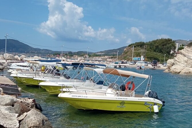 Private Boat Rentals in Laganas - The boat and what you get onboard