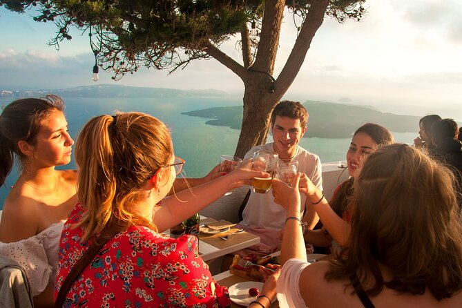 Private Captivating Santorini Highlights Tour inc. tastings - Pyrgos adds old lanes and a proper food break
