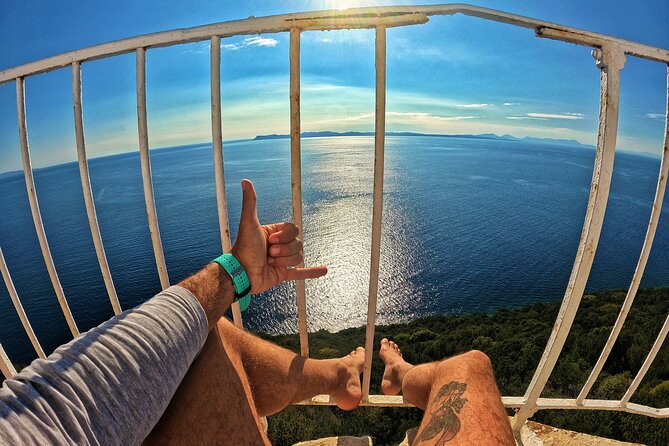 Private cruise Sunset Tour at the Syvota Lighthouse - How the route compares with a busy Blue Lagoon stop