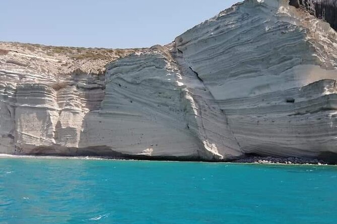 Private Cruise with Galatea(Paros,Antiparos,Despotiko,Bluelagoon) - Despotiko and the channel near Apollo’s temple