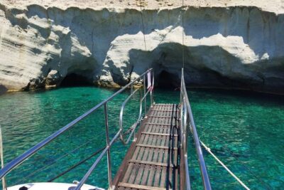 Private Cruise with Galatea(Paros,Antiparos,Despotiko,Bluelagoon) - Sostis or Faneromeni: the first swim