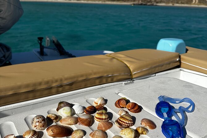 Private Cruise with Handmade Antique Boat around Mykonos-Full Day - Agrari and Elia bring a calmer stretch of coast