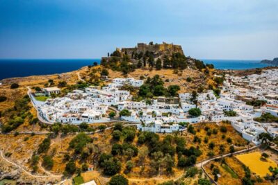 Private Daytrip to Rhodes,Lindos and Seven Springs - Lindos and its acropolis