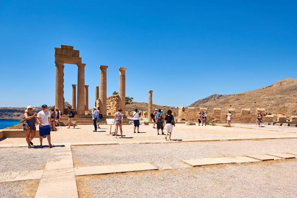 Private Daytrip to Rhodes,Lindos and Seven Springs - The Acropolis of Rhodes and its broad city view