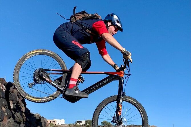 Private Electric Mountain Bike Experience and Tour in Santorini - Eros Beach Canyons: The Path Less Used and the Option for More Adventure