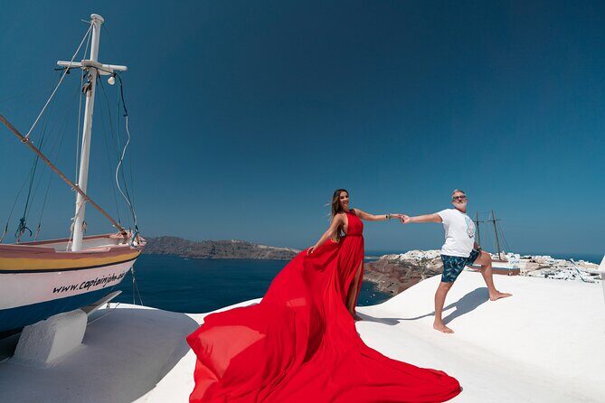 Private Flying Dress Photoshoot in Santorini - Stop 1: Imerovigli photo tour and how the locations work