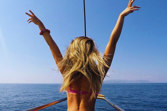 Private Full-Day Bridal Shower Hen Do Boat Cruise in Kos - Beer, wine, and music for the bride-to-be