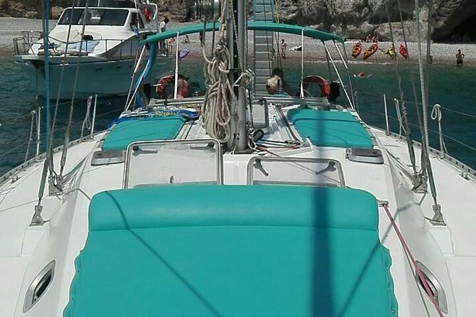 Private Full-Day Cruise in Rhodes with Lunch and Drinks - Stop 1: Anthony Quinn Bay for crystal water and easy snorkelling