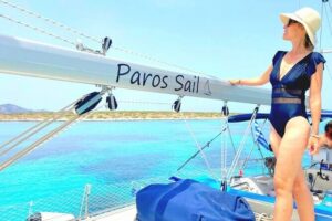 Private full day cruise to Antiparos with Paros Sail - Stop 1: Faneromeni Beach for snorkeling, sun, and an easy start