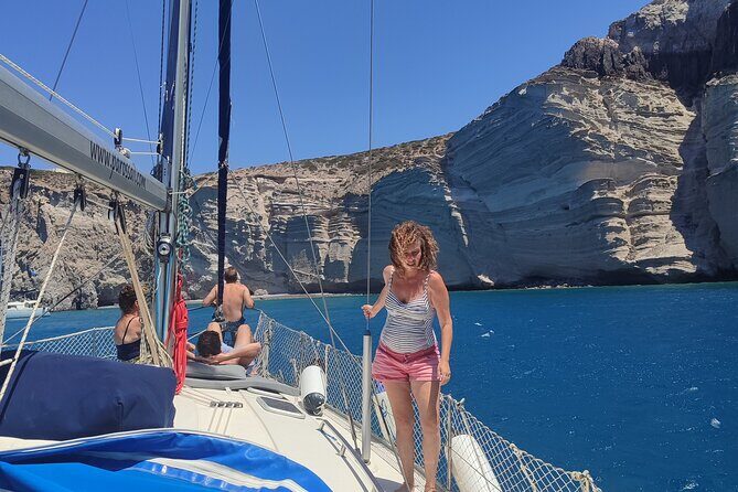 Private full day cruise to Antiparos with Paros Sail - Why the crew names you get matter: Dov, Seagal/Sigal, and Thanos