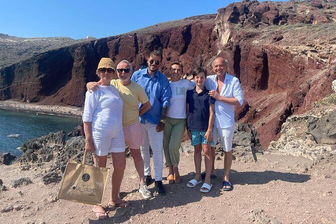 Private Half day - Best of Santorini and Wine Tasting tour - Perissa Black Sand Beach: time to rest, eat, and breathe