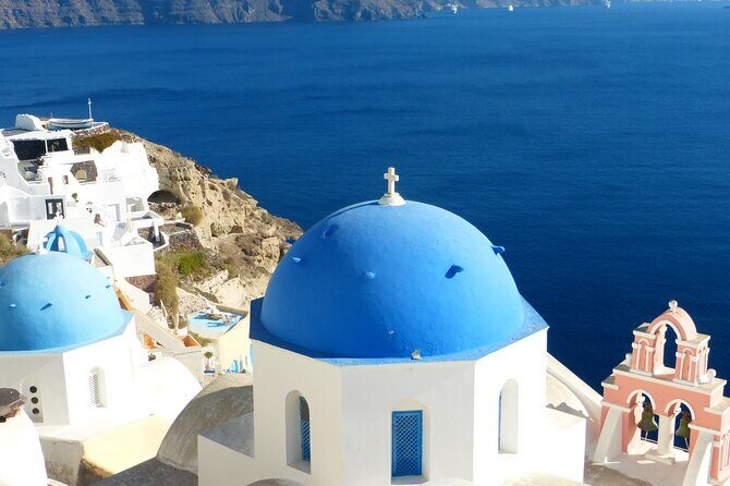 Private Half Day Guided Tour Visit to Santorini - Oia: Venetian Castle, blue domes, and that cliff-path feeling