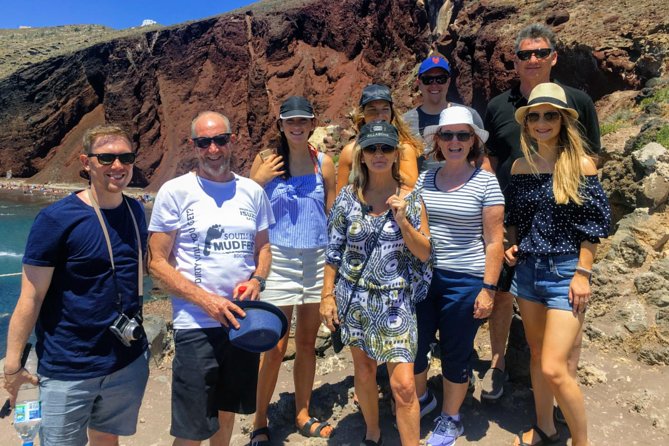 Private Half Day Tour of Santorini's South Side - Perissa Beach and black volcanic sand