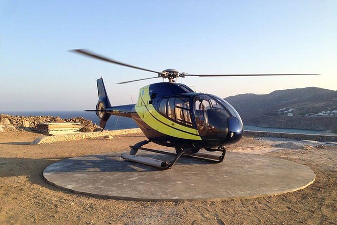 Private Helicopter Transfer from Santorini to Mykonos - Arriving in Mykonos and continuing your trip