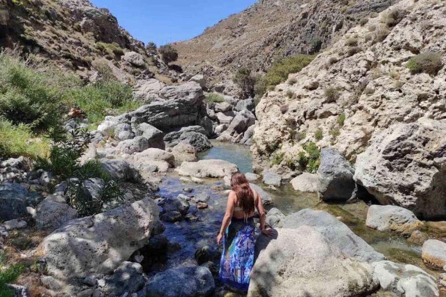 Private Jeep Tour: Kourtaliotiko Gorge, Preveli & Spili Village - Viewpoint stop with panoramic southern Crete views