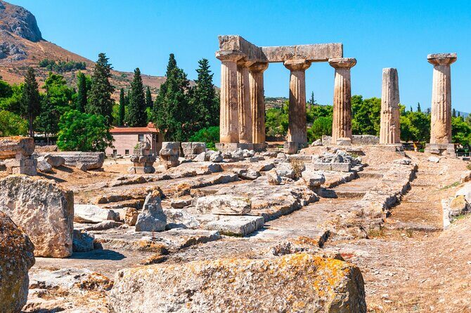 Private Luxury Biblical Tour: Apostle Paul’s Footsteps – Corinth - Temple of Apollo and the Bema of Paul’s Trial Traditions