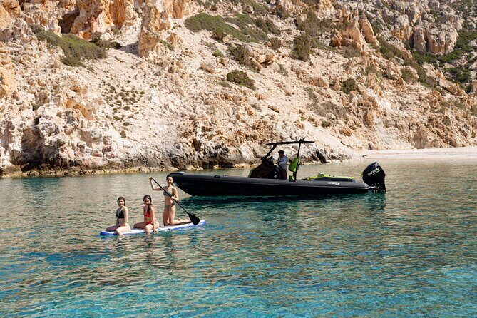 Private Luxury Boat Tour to Kleftiko Milos - Old Sulfur Mines: Yellow Cliffs and a Quick Swim