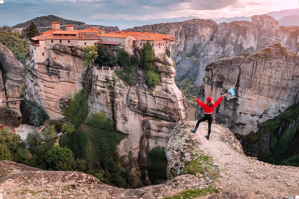 Private Meteora Monasteries Tour from Thessaloniki! - The afternoon viewpoints and Byzantine church