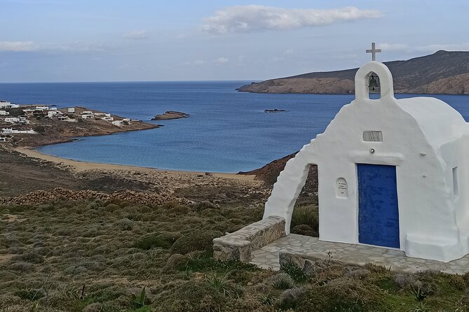 Private Mykonos island sightseeing tour. - Agrari Beach for a short coastal break