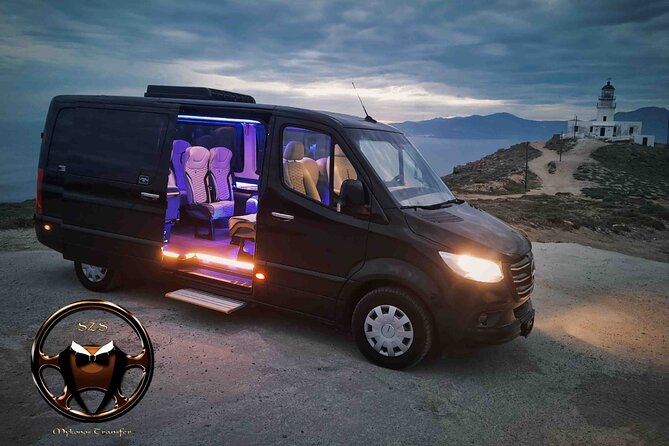 Private Mykonos Island tour by Luxury Minibus up to 11 passengers - Armenistis Lighthouse gives you the big view