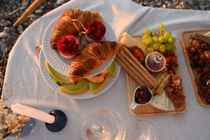 Private Picnic Rhodes Greece - Champagne at sunset, and the kind of special moments it’s made for