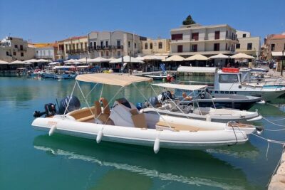 Private RIB Boat Tour to the Secret Beach from Rethymno - Spilies caves and the first swim